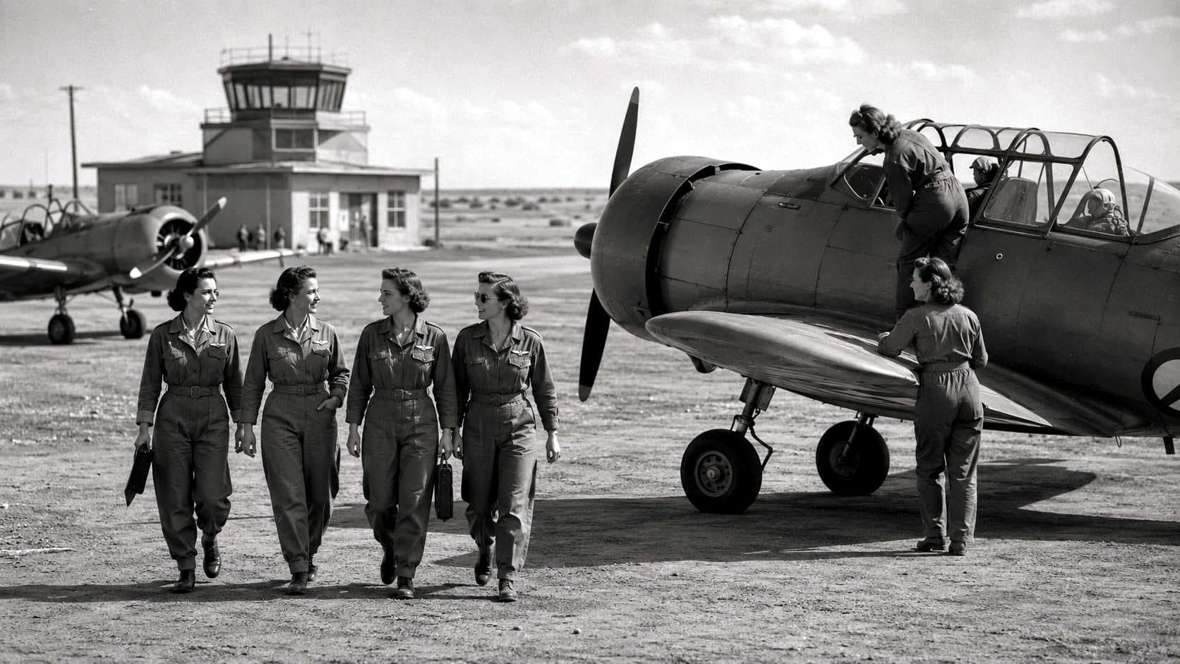 Wwii Aviation Avenger Field Wasp Training